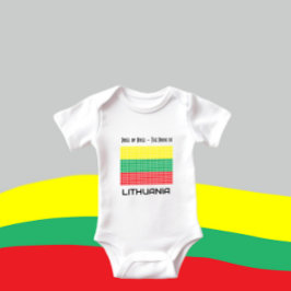 Flagge Litauens Baby Strampler