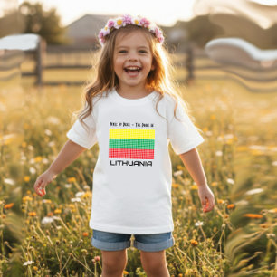 Flagge Litauens Baby T-shirt