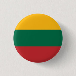 Flagge Litauens Button