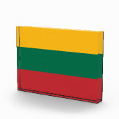 Flagge Litauens Fotoblock (Rechts)
