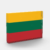 Flagge Litauens Fotoblock (Links)