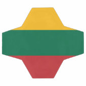 Flagge Litauens Fußball (Flach)