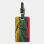 Flagge Litauens Gepäckanhänger (Vorderseite vertikal)
