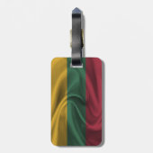 Flagge Litauens Gepäckanhänger (Rückseite vertikal)