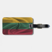 Flagge Litauens Gepäckanhänger (Rückseite horizontal)
