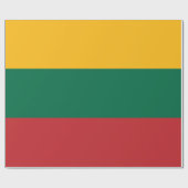 Flagge Litauens Geschenkpapier (Flach)