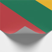 Flagge Litauens Geschenkpapier (Ecke)