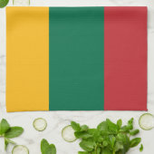 Flagge Litauens Geschirrtuch (Gefaltet)