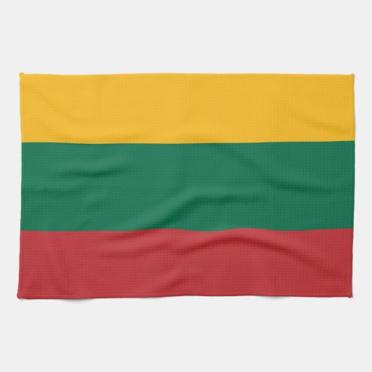 Flagge Litauens Geschirrtuch (Horizontal)