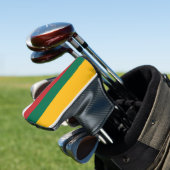 Flagge Litauens Golf Headcover (In Situ)