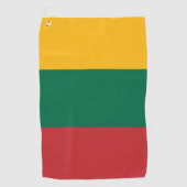 Flagge Litauens Golfhandtuch (Vorderseite)