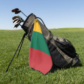 Flagge Litauens Golfhandtuch (Gras)