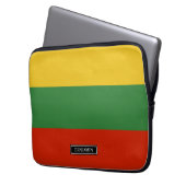 Flagge Litauens Laptopschutzhülle (Vorderseite Links)