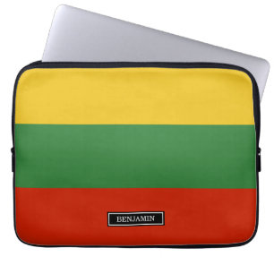 Flagge Litauens Laptopschutzhülle