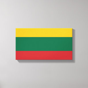 Flagge Litauens Leinwanddruck