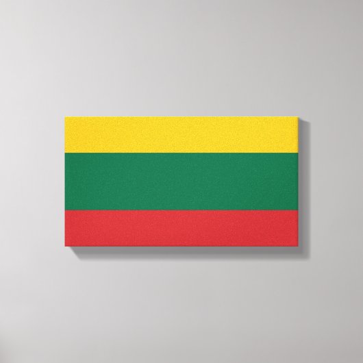 Flagge Litauens Leinwanddruck (Vorderseite)