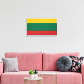 Flagge Litauens Leinwanddruck (Insitu (Wohnzimmer))