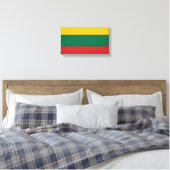 Flagge Litauens Leinwanddruck (Insitu (Schlafzimmer))
