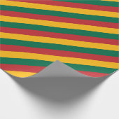 Flagge Litauens Muster für farbige Streifen Geschenkpapier (Ecke)