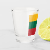 Flagge Litauens Schnapsglas (Links)