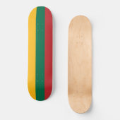 Flagge Litauens Skateboard (Vorderseite)