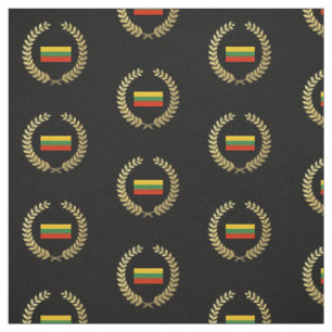 Flagge Litauens Stoff