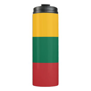 Flagge Litauens Thermosbecher