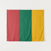 Flagge Litauens Wandteppich (Vorderseite (Horizontal))