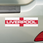 Flagge Liverpool England Autoaufkleber (Auf Auto)