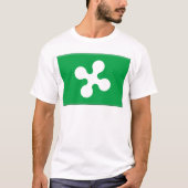 Flagge Lombardei (Italien) T-Shirt (Vorderseite)