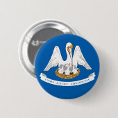 Flagge Louisiana Button (Vorne & Hinten)