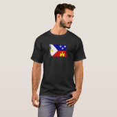 Flagge Louisiana Cajun Acadiana T-Shirt (Vorne ganz)
