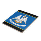 Flagge Louisiana Fliese (Seite)