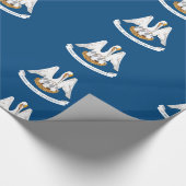 Flagge Louisiana Geschenkpapier (Ecke)