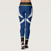 Flagge Louisiana Leggings (Rückseite)