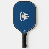 Flagge Louisiana Pickleball Schläger (Rückseite)