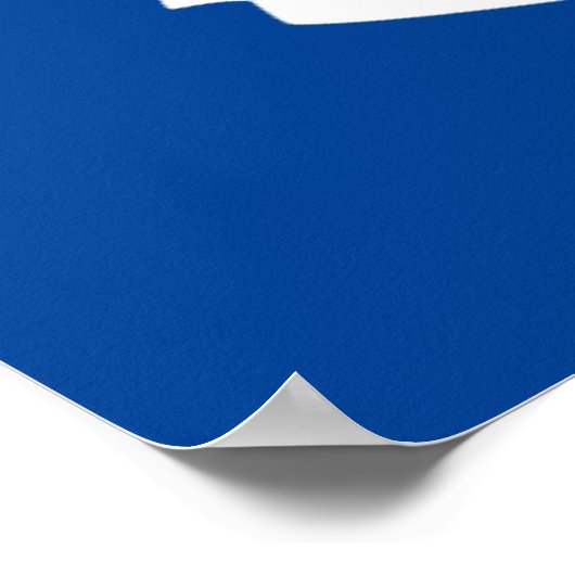 Flagge Louisiana Poster (Ecke)