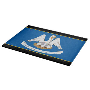 Flagge Louisiana Schneidebrett