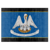 Flagge Louisiana Schneidebrett (Vorderseite)
