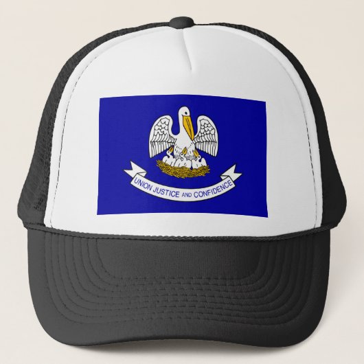 Flagge Louisiana Truckerkappe (Vorderseite)