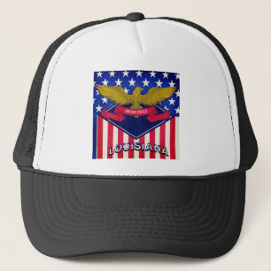 Flagge Louisiana USA Truckerkappe