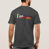 Flagge Louisianas akadisches Fontenot Cajun T-Shirt (Rückseite)