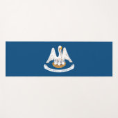Flagge Louisianas (US-Staat) Yogamatte (Vorderseite (Horizontal))