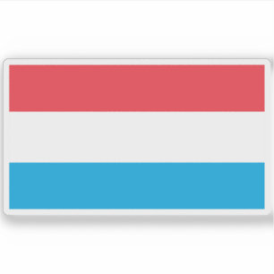 Flagge Luxemburgs Aufkleber
