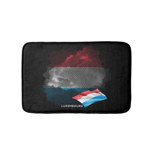 Flagge Luxemburgs Badematte (Vorderseite)