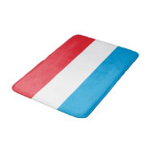 Flagge Luxemburgs Badematte (Schrägansicht)