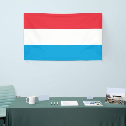 Flagge Luxemburgs Banner (Messeveranstaltung)