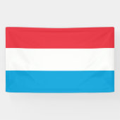 Flagge Luxemburgs Banner (Horizontal)