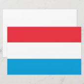 Flagge Luxemburgs Briefpapier (Vorne/Hinten)