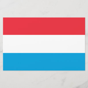 Flagge Luxemburgs Briefpapier